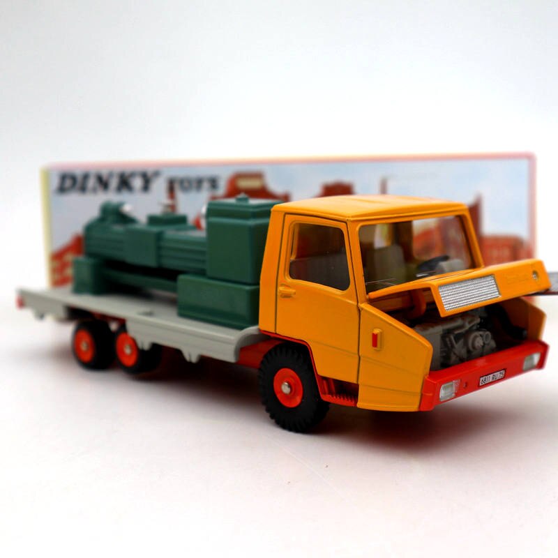 Atlas Dinky toys 569P Berliet Stradair Plateau Surbaisse Porte Machine Outil Prototype Truck Diecast Models Car Gift Collection