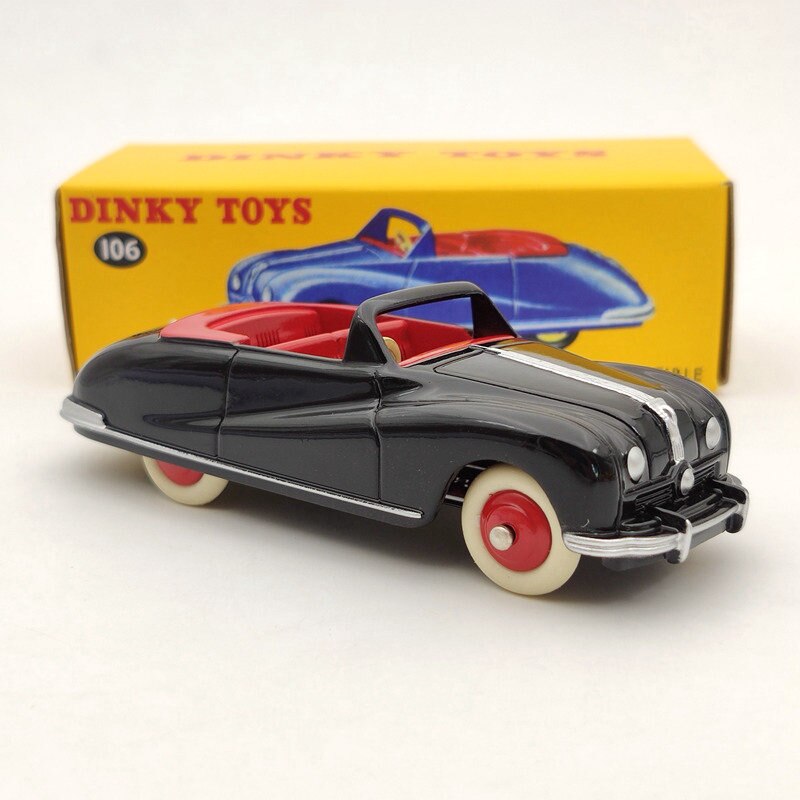 10pcs Wholesale "DeAgostini 1/43 Dinky Toys 106 Austin Atlantic Convertible Black" Diecast Car Models Collection Gifts