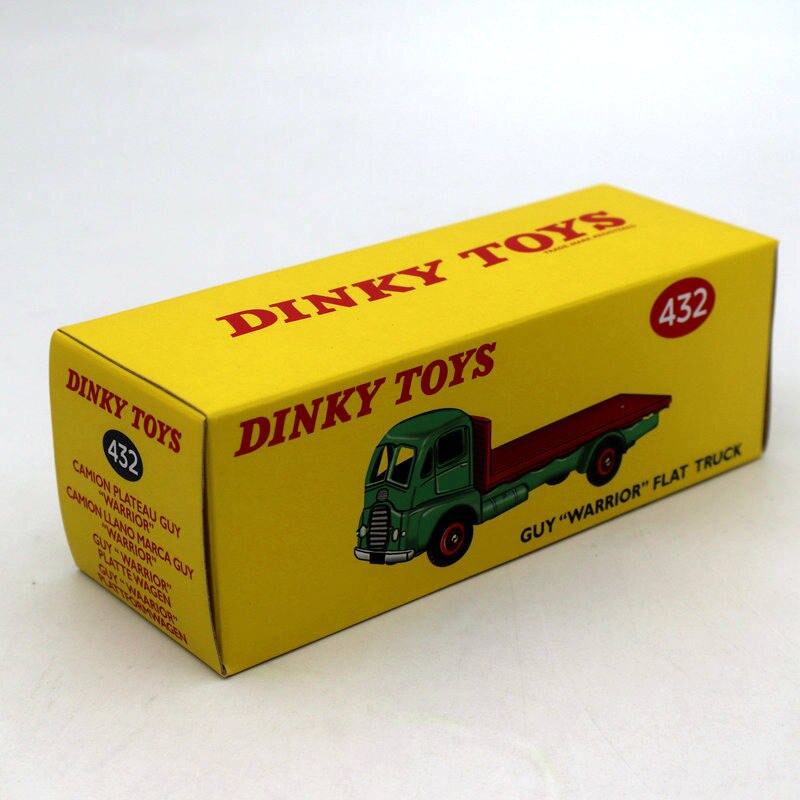 Atlas Dinky toys 432 Guy Warrior Flat Truck Diecast Car Models Collection Auto Gifts