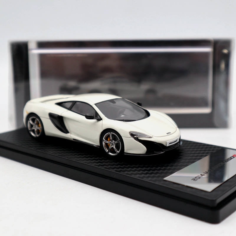 TSM Models 1:43 Mclaren 650S Coupe 2014 Resin Collection Auto Toys Car Models Gift White