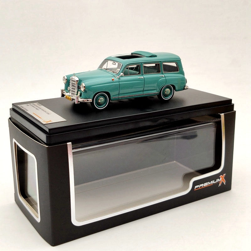 1:43 Premium X Mercedes Benz Ponton Binz Station Wagon 1954 PR0526 Green Resin Models Auto Car Gift Collection