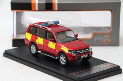 1:43 Premium X Mitsubishi Shogun Derbyshire Fire Rescue Service 2010 PRD502 Diecast Models Auto Car Gift Collection