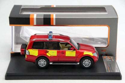 1:43 Premium X Mitsubishi Shogun Derbyshire Fire Rescue Service 2010 PRD502 Diecast Models Auto Car Gift Collection