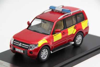 1:43 Premium X Mitsubishi Shogun Derbyshire Fire Rescue Service 2010 PRD502 Diecast Models Auto Car Gift Collection