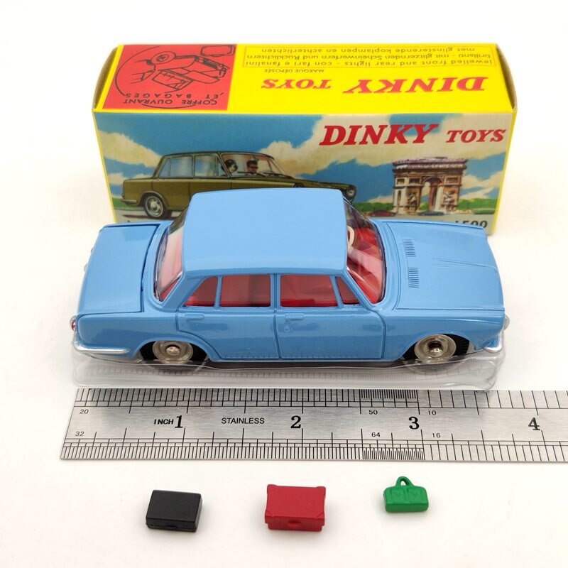 1/43 Atlas DINKY TOYS 523 SIMCA 1500 Blue Diecast Models Auto Car Gift Collection