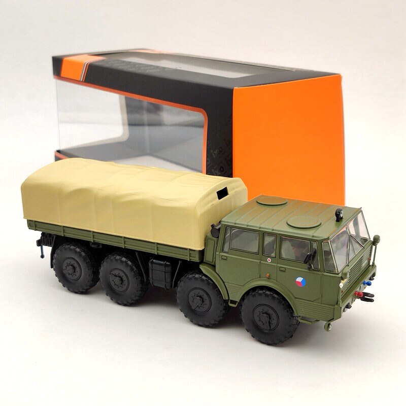 IXO 1:43 Tatra 813 8X8 KOLOS 1968 Truck Beige Diecast Models Limited Auto Toys Car Collection Gifts