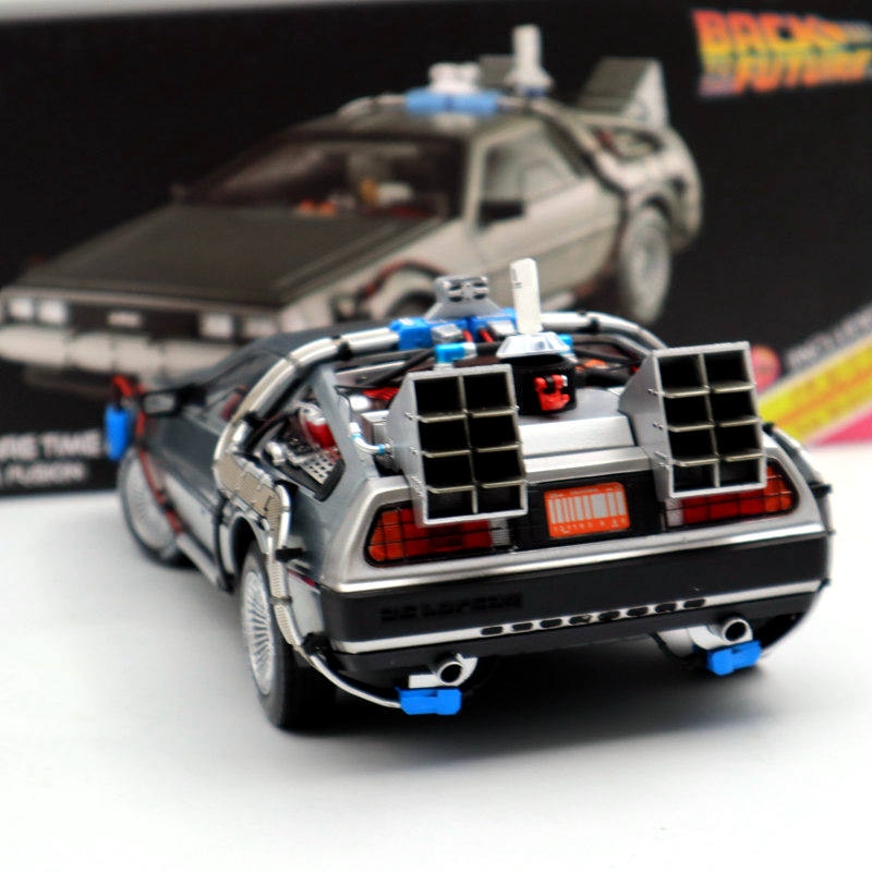 Hot Wheels 1/18 Elite Back To The Future Time Machine Ultimate Elite Edition BCJ97 Models Diecast Toys Hobbies Collection Gifts