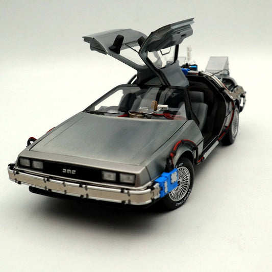 Hot Wheels 1/18 Elite Back To The Future Time Machine Ultimate Elite Edition BCJ97 Models Diecast Toys Hobbies Collection Gifts US