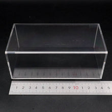 Boîte de présentation en acrylique pour modèle de voiture, transparente, anti-poussière, avec base noire, 1:43, 14 cm