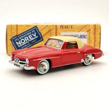 Norev 1:43 Mercedes Benz 190 SL CL3512 Modèles moulés sous pression Jouets Cadeaux de voiture Collection limitée Rouge Auto Jouets Cadeau de voiture