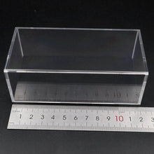 Lot de 10 boîtes de présentation en acrylique pour modèle de voiture 12 cm 1/64, transparentes, anti-poussière, avec base noire, boîte de rangement