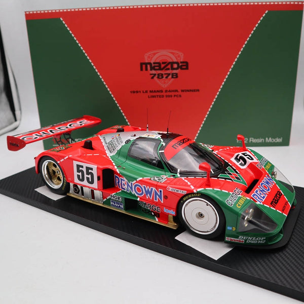 1:12 TSM151201 MAZDA 787B #55 1991 LE MANS 24Hrs WINNER LTD 999 Resin Models Car Toys Collection Gifts