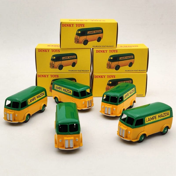 Lot Of 5pcs Atlas 1:43 Dinky Toys 25B Peugeot Fourgon Tole D.3.A LAMPE MAZDA Diecast Models Auto Car Gifts Collection