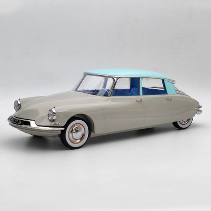 Norev 1:12 Citroën DS 19 1956 Gris rose &amp; Turquoise 121566 Modèles moulés sous pression Collection Édition limitée Jouets automobiles Cadeaux de voiture
