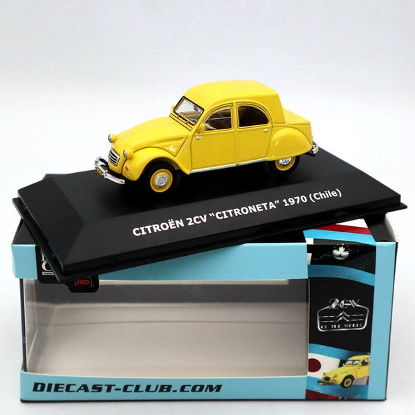 IXO 1:43 CITROEN 2CV Citroneta 1970 Chile Diecast Toys Car Models Collection Auto Gifts