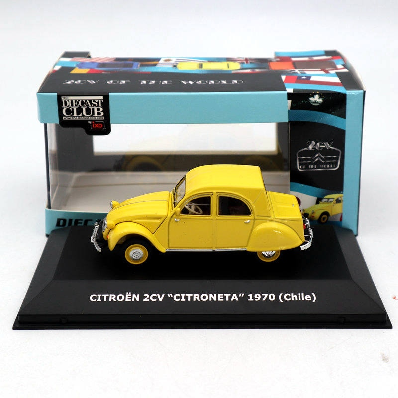 IXO 1:43 CITROEN 2CV Citroneta 1970 Chile Diecast Toys Car Models Collection Auto Gifts