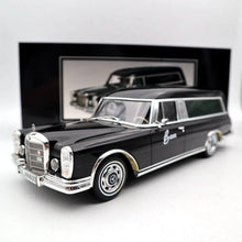 SCHUCO 1:18 Mercedes-Benz 600 HEARSE FUNERAL CAR 1965 CARRO FUNEBRE Resin Toys Car Models Black Auto GIfts Collection