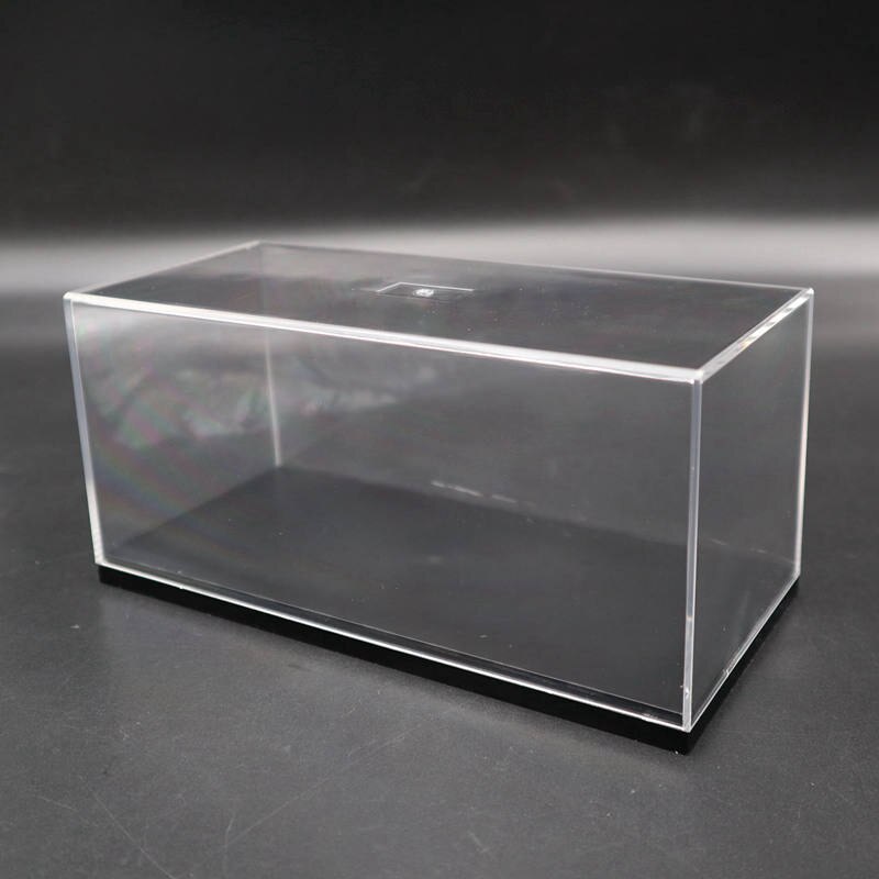 1/32 Model Car Acrylic Case Transparent Dustproof with Black Base Display Box High Quality 18cm