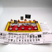 Lot de 5 pièces Atlas Dinky Toys 593 12 modèles PANNEAUX DE SIGNALISATION ROUTIERE