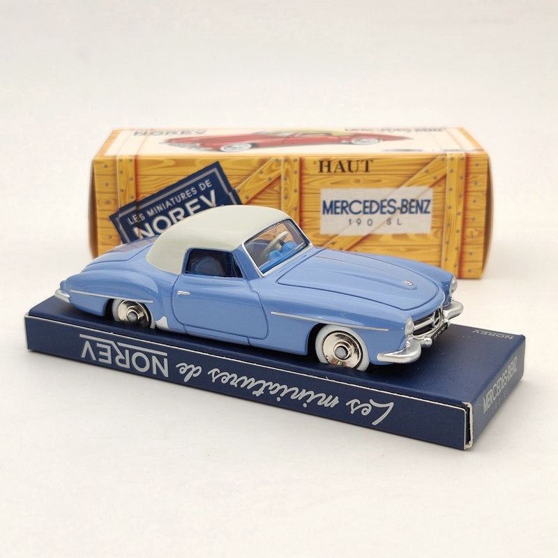 Norev 1:43 Mercedes Benz 190 SL Blue CL3511 Diecast Models Toys Car Limited Collection Auto Gift