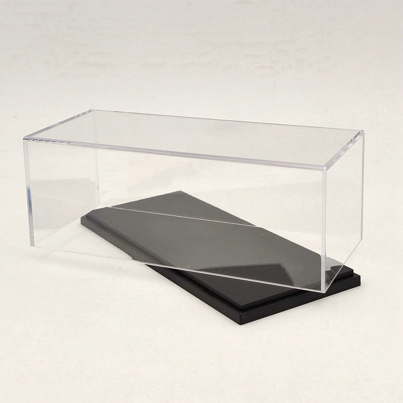 Model Car Acrylic Case Display Box Cover Transparent Dust Proof 1:43 1:64 Whole window 16cm