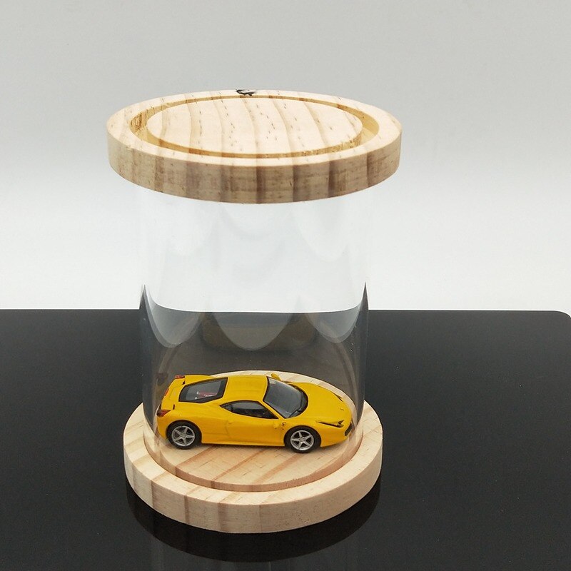 Hand Models Display Stand Dust-Proof Storage Box Acrylic Boxes Round Car Model Blind Box 12.5cm