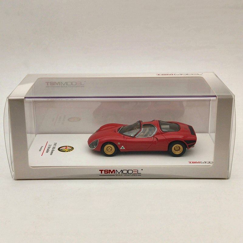 1:43 TSM Models Alfa Romeo 33 Stradale 1967 Prototype Resin Models Limited Edition Collection Auto Toys Gift