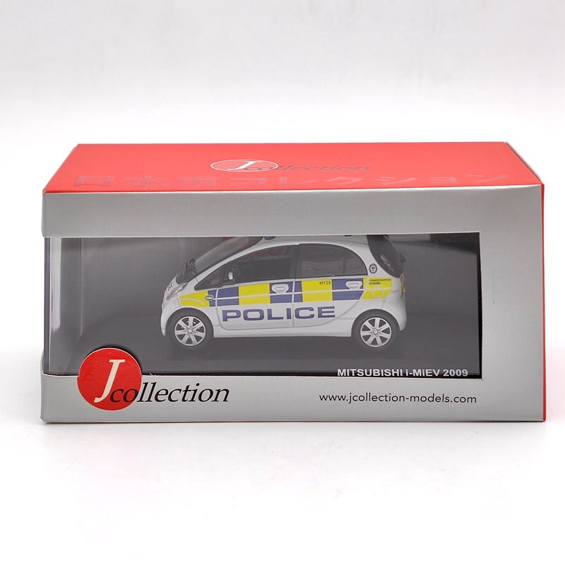 1:43 J Collection For Misubishi I-MIEV 2009 West Midlands Police Car JC164 Diecast Miniature Model Toys Car Gifts