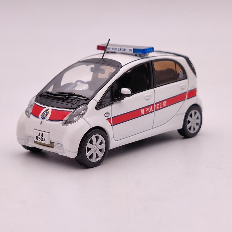 J Collection 1:43 Misubishi I-MIEV 2010 Hong Kong Police Car JC099 Diecast Toys Car Models Collection Gifts